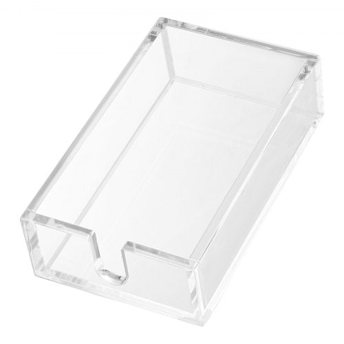Acrylic Napkin Holder 91 x 55 x 2.6 inch Clear Bathroom Guest Towel