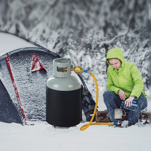 Insulated Band Style Gas Cylinder Warmer Fits 40 lbs Gas Tanks 120W Propane
