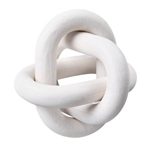 Wood Chain Link Decor 3 Link Hand Carved Wooden Knot Decor Coffee Table