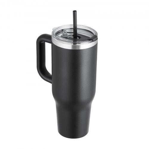 40 oz Insulated Water Bottle Stainless Steel Sports Coffee Cup with Lid