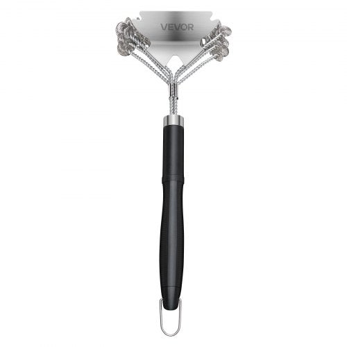 Grill Brush and Scraper BBQ Brush for Outdoor Grills Stainless Steel Woven