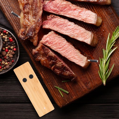 Wireless Meat Thermometer 500 ft Range Wireless Bluetooth Meat Thermometer