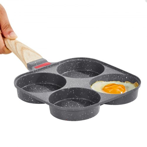Egg Pan 4Cup Nonstick Egg Frying Pan Aluminum Breakfast Omelette Skillet