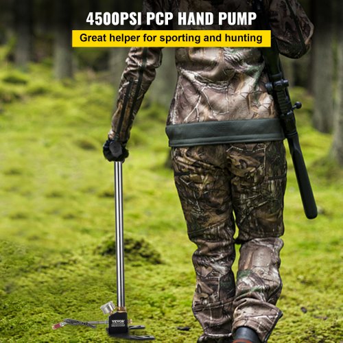 Airgun PCP Pump 4500PSI High Pressure Hand Pump 3 Stage Pump Chamber PCP Air