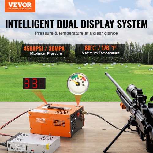 PCP Air Compressor 4500PSI30Mpa Portable PCP Airgun Compressor with External