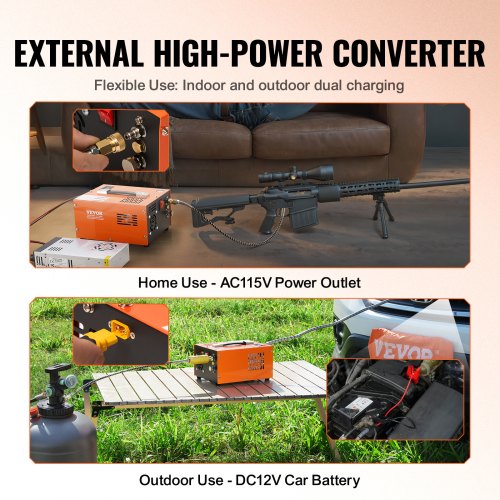 PCP Air Compressor 4500PSI30Mpa Portable PCP Airgun Compressor with External