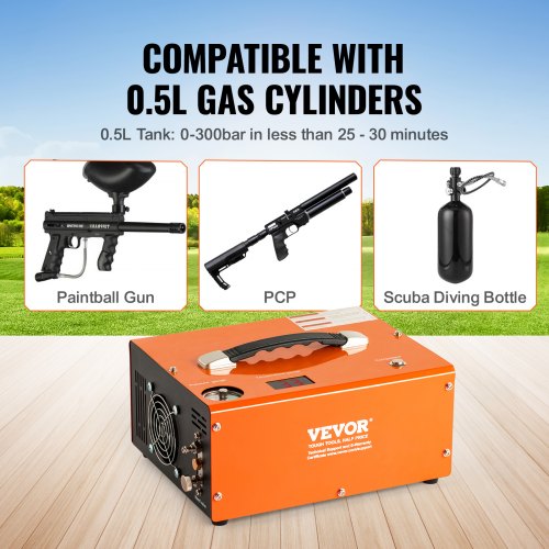 PCP Air Compressor 4500PSI30Mpa Portable PCP Airgun Compressor with External