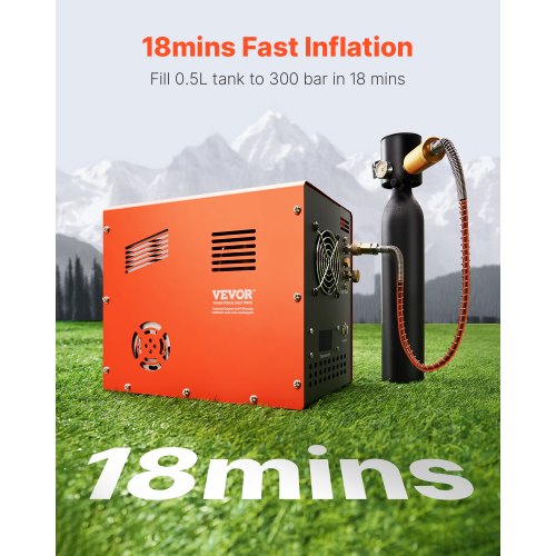 PCP Air Compressor 4500PSI30Mpa PCP Airgun Compressor with Builtin