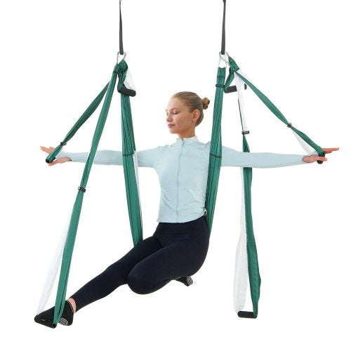 Aerial Yoga Swing Set 27 Yards Yoga Hammock Hanging Swing Aerial Sling