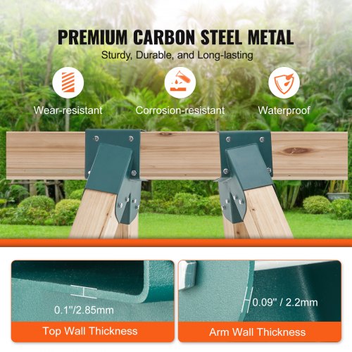 AFrame Middle Swing Set Brackets Heavy Duty Carbon Steel Swing Set