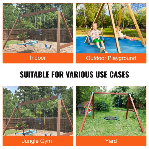 AFrame Middle Swing Set Brackets Heavy Duty Carbon Steel Swing Set