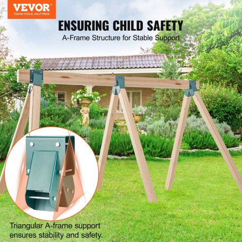 AFrame Middle Swing Set Brackets Heavy Duty Carbon Steel Swing Set