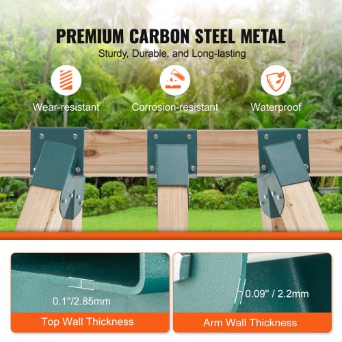 AFrame Middle Swing Set Brackets Heavy Duty Carbon Steel Swing Set