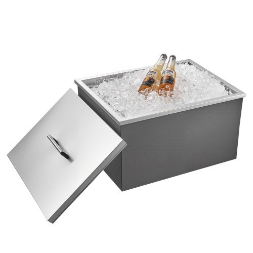 Drop in Ice Chest 22L x 17W x 12H Stainless Steel Drop in Cooler 453