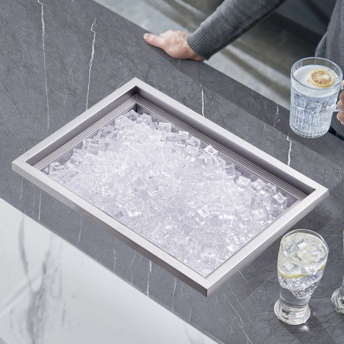 Drop in Ice Chest 20L x 14W x 12H Stainless Steel Ice Cooler Commercial