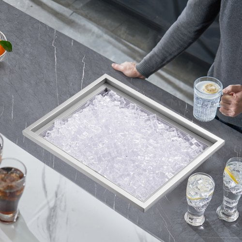 Drop in Ice Chest 22L x 17W x 12H Stainless Steel Ice Cooler Commercial