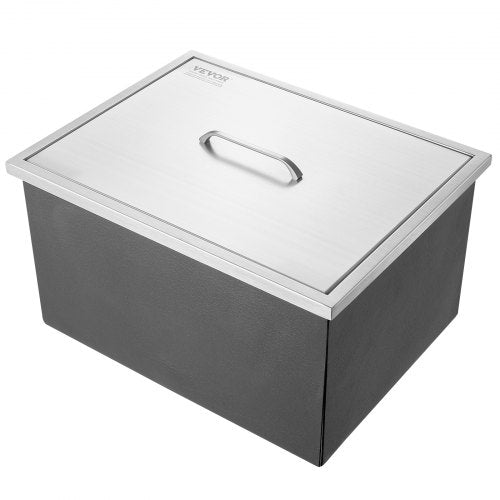 Drop in Ice Chest 22L x 17W x 12H Stainless Steel Ice Cooler Commercial