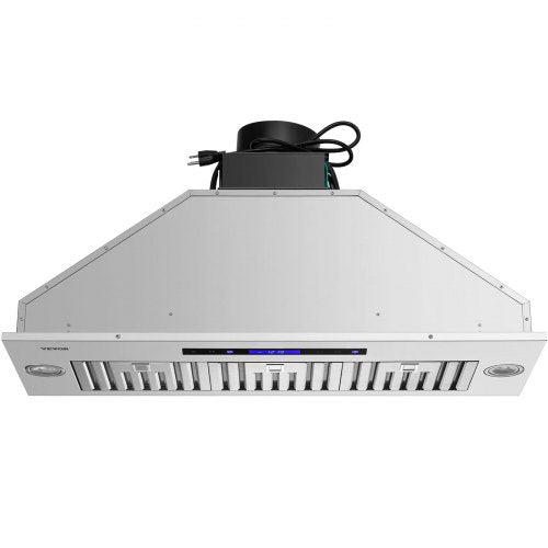 Insert Range Hood 900Cfm 4Speed 36 Inch Stainless Steel Builtin Kitchen Vent