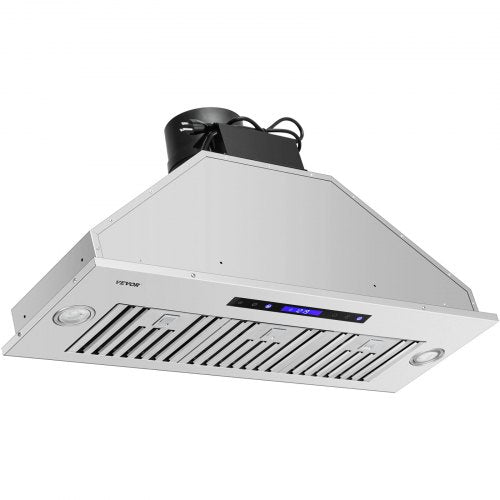 Insert Range Hood 900Cfm 4Speed 36 Inch Stainless Steel Builtin Kitchen Vent