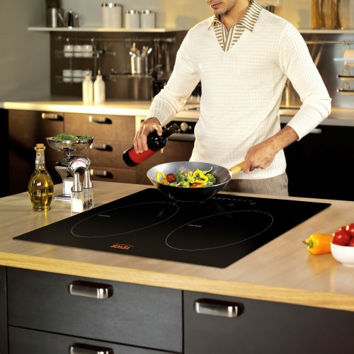 Electric Cooktop 2 Burners 24 Induction Stove Top Builtin Magnetic