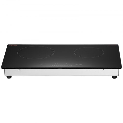 Electric Cooktop 24 inch 2 Burners Builtin Electric Stove Top 1800W