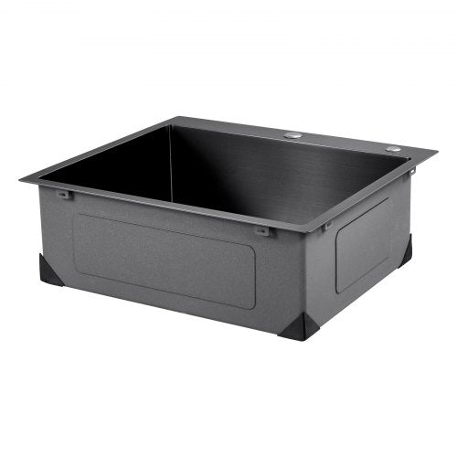 25 inch Kitchen Sink Workstation 304 Stainless Steel Top Mount Sinks