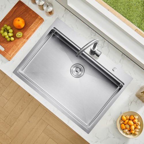 30 inch Kitchen Sink Workstation 304 Stainless Steel Top Mount Sinks