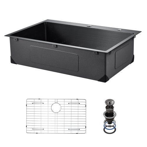 33 inch Kitchen Sink Workstation 304 Stainless Steel Top Mount Sinks