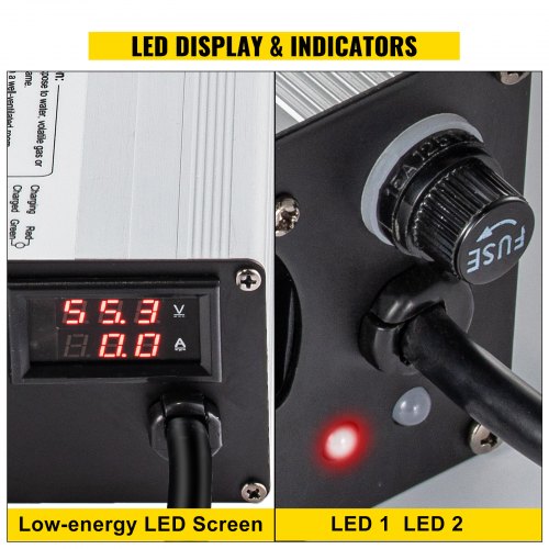 Golf Cart Battery Charger 36V Club Car Charger 18A Golf Cart Electric