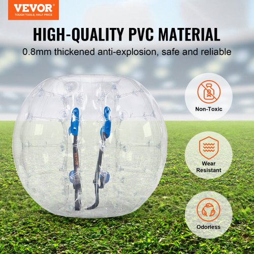 Inflatable Bumper Ball 1Pack 4FT1.2M Body Sumo Zorb Balls for Teen