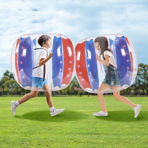 Inflatable Bumper Balls 2Pack 4FT12M Body Sumo Zorb Balls for Kids