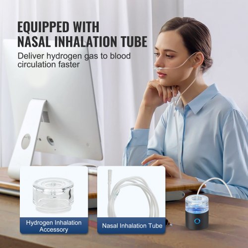 Hydrogen Water Bottle Generator 230 ml 81 oz Capacity Portable Hydrogen