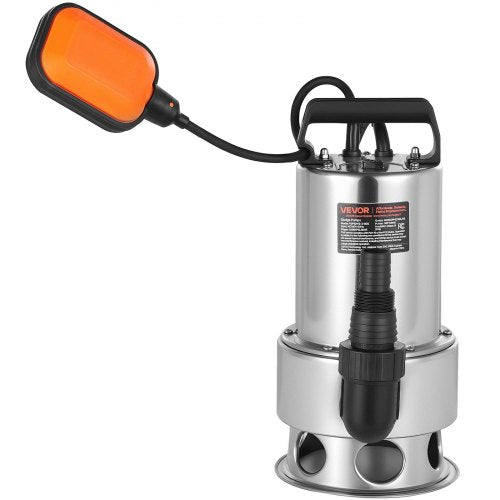 068 HP Submersible Sump Pump 4000 GPH Stainless Steel Submersible Sewage