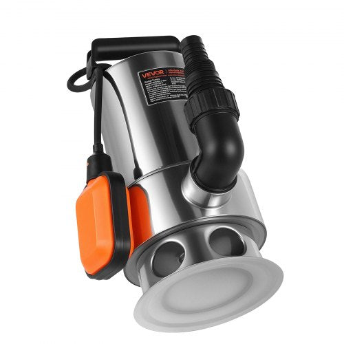 068 HP Submersible Sump Pump 4000 GPH Stainless Steel Submersible Sewage