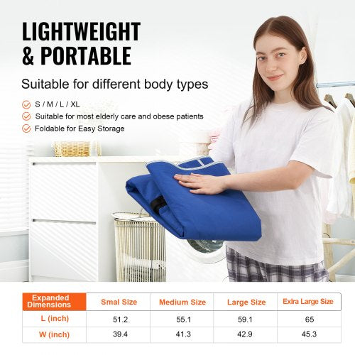 Universal Full Body Patient Lift Sling LSize Patient Lift Medical Sling – 600 L