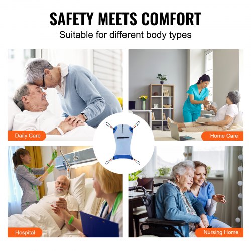 Universal Full Body Patient Lift Sling – Medium Patient Lift Medical Sling