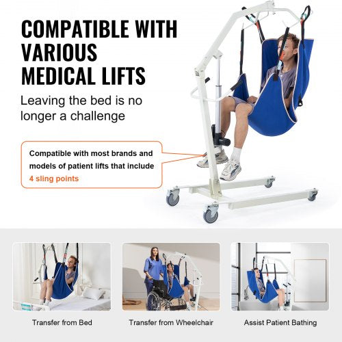 Universal Full Body Patient Lift Sling – Medium Patient Lift Medical Sling