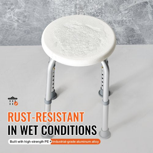 Shower Chair for Inside Shower Adjustable Height Shower Stool NonSlip