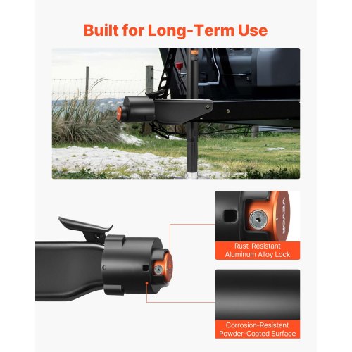 Trailer Lock Fits 2 2516Inch Straight Tongue Ball Couplers Heavy Duty