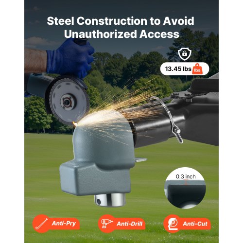 Trailer Coupler Lock Fits 2516Inch CastBulldog Trailer Couplers Heavy