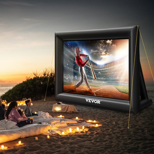 Inflatable Movie Screen 20FT Inflatable Projector Screen for outside with 350W