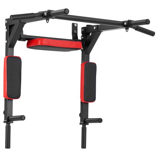 Multifunctional Pull Up Bar Wall Mounted Chin Up Bar Dip Station for Home