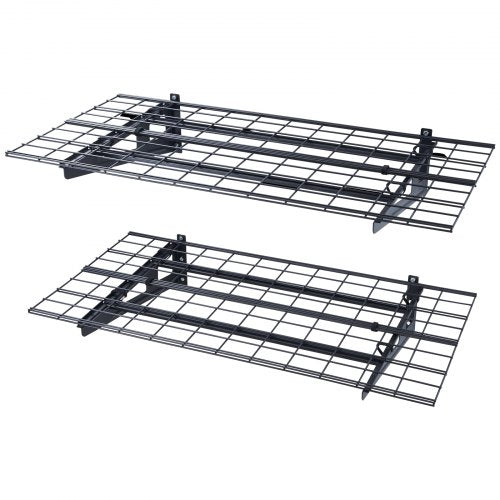 Garage Storage Shelving 2 Pack 4 x 2 ft Heavy Duty Garage Shelves Wall