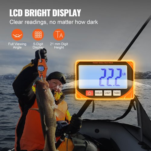 Digital Crane Scale 660 lbs300 kg Industrial Heavy Duty Hanging Scale