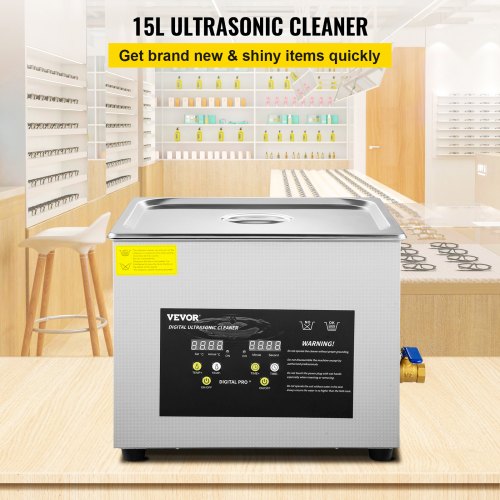 15L Upgraded Ultrasonic Cleaner 600W Heater360W Ultrasonic Professional
