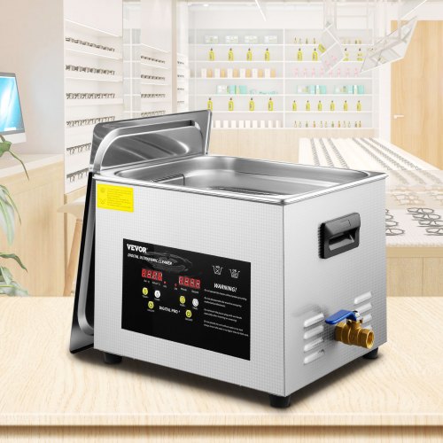 15L Upgraded Ultrasonic Cleaner 600W Heater360W Ultrasonic Professional
