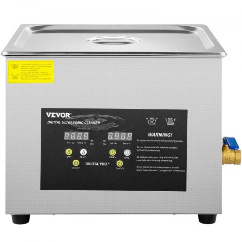 15L Upgraded Ultrasonic Cleaner 600W Heater360W Ultrasonic Professional