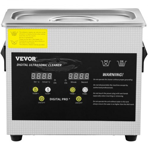 3L Upgraded Ultrasonic Cleaner 200W Heater120W Ultrasonic Professional