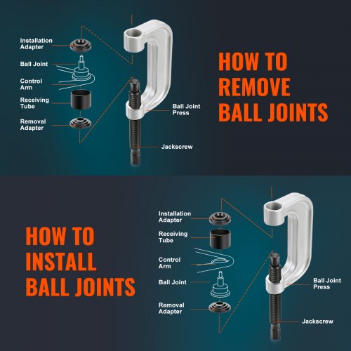 Ball Joint Press Kit Cpress Ball Joint Tools 23 pcs Automotive Repair Kit