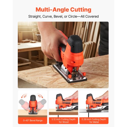 Cordless Jig Saw 20 V Brushless Motor 3500 SPM Blade Speed Cordless 1